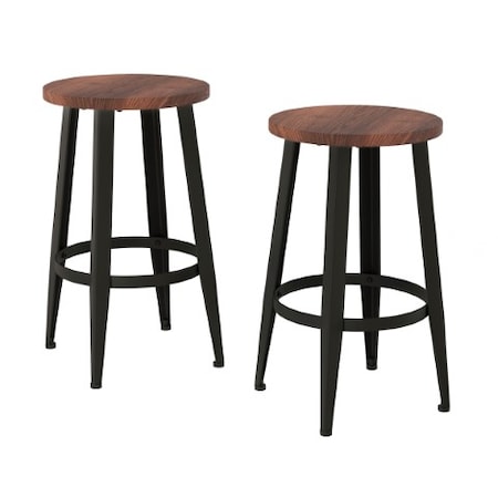 Hastings Home Countertop Metal Bar Stools, 2 Pack 907702IMK